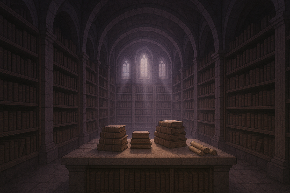 Ruined Library Background